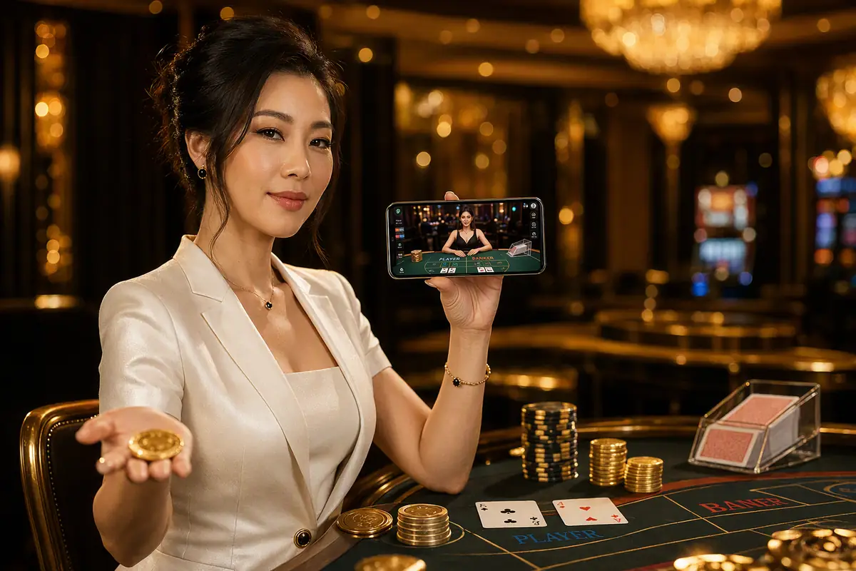 wira88 Casino meja live dealer profesional